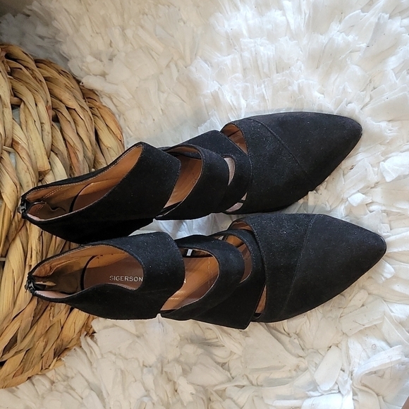 Sigerson morrison black suede cutout booties - Picture 2 of 10